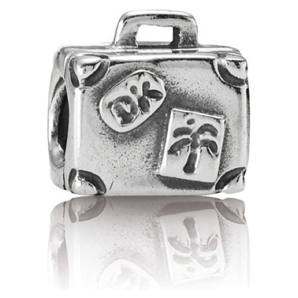 Genuine Retired PANDORA Suitcase Charm; 790362